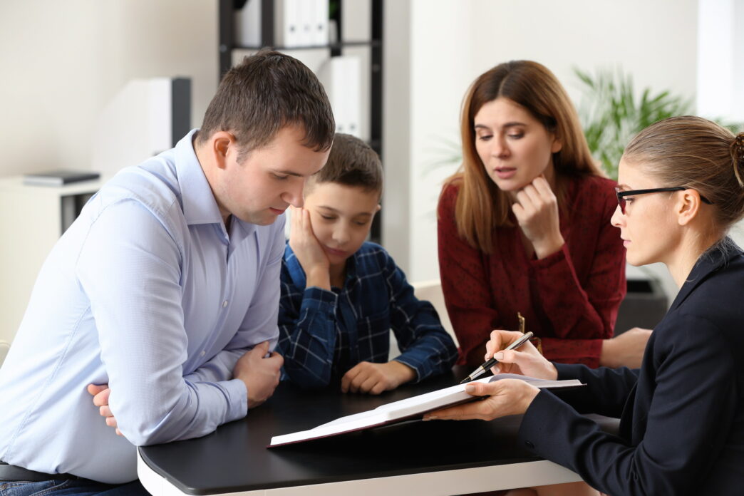 Sole vs Joint Legal Custody | parents in custody meeting